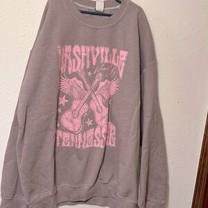 Never worn Nashville crewneck size s/m